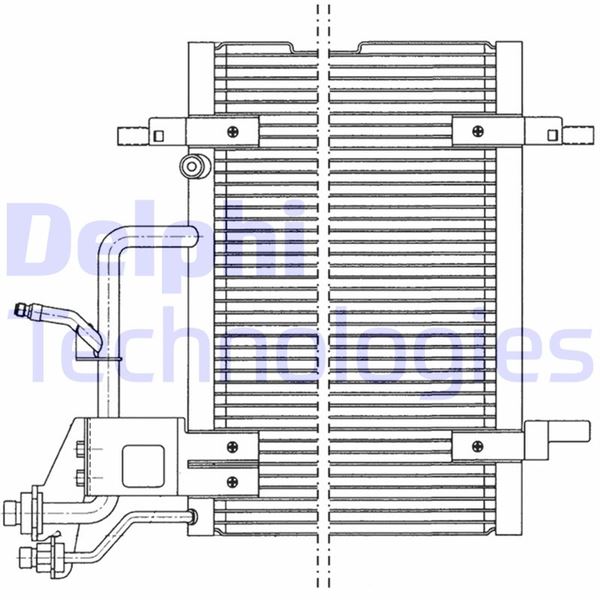 DELPHI TSP0225011 İklimlendirme Sistemi Klima Radyatörü - AUDI A4 B5 (8D2) uyumlu