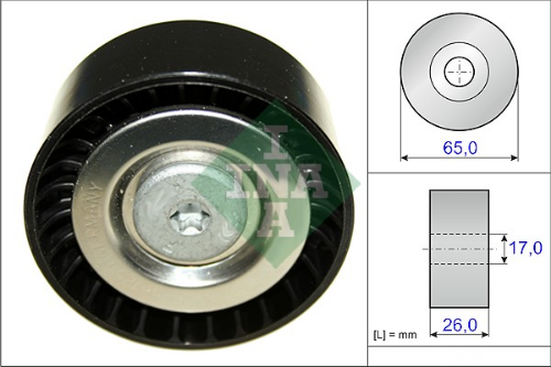 Schaeffler INA 532 0571 10 Motor Yönlendirme & Kılavuz Makarası - MERCEDES-BENZ CLS (C218) uyumlu
