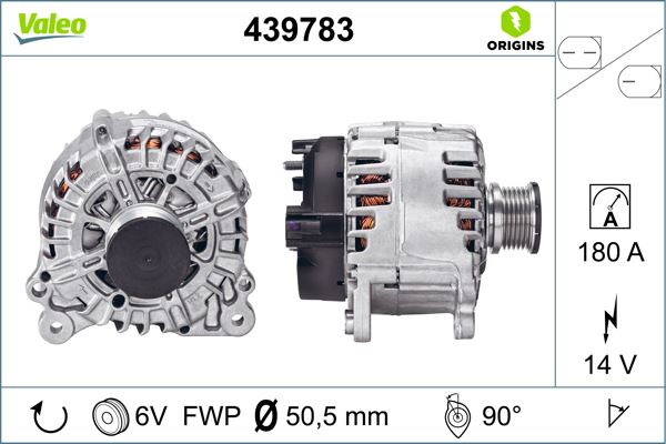 VALEO 439783 Elektrik Sistemi Alternatör - VW PASSAT B7 (362) uyumlu