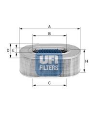 UFI 27.591.00 Motor Hava Filtresi - HONDA CIVIC IV Hatchback (EC, ED, EE, EF) uyumlu