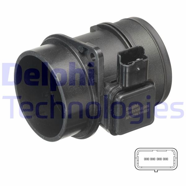 DELPHI AF10631-12B1 Motor Hava Kütle Ölçer (MAF Sensörü) - LAND ROVER RANGE ROVER III (L322) uyumlu