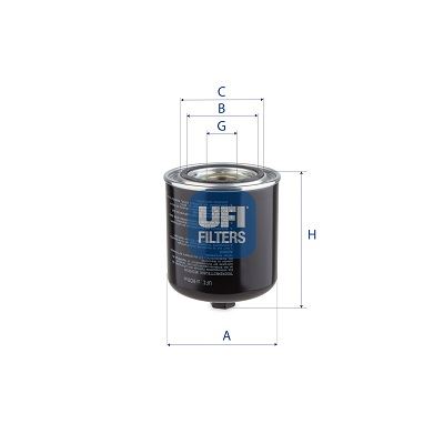 UFI 27.H09.00 Motor Hava Filtresi