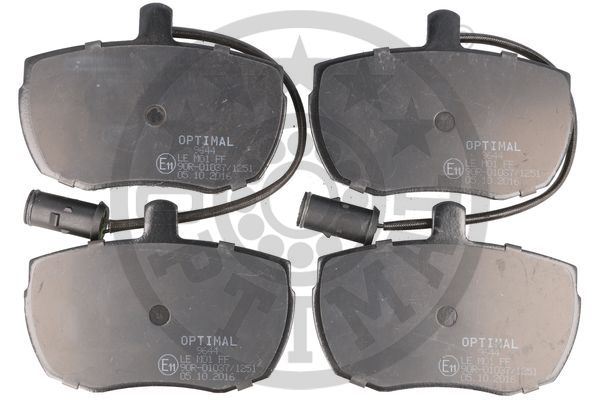 OPTIMAL BP-09644 Fren Sistemleri Fren Balatası - IVECO DAILY I Platform şasi uyumlu