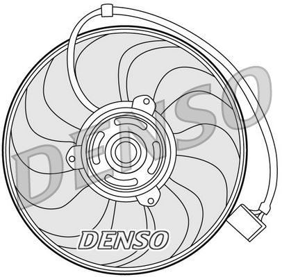 DENSO DER27001 Soğutma Sistemi Fan - SKODA FABIA I (6Y2) uyumlu