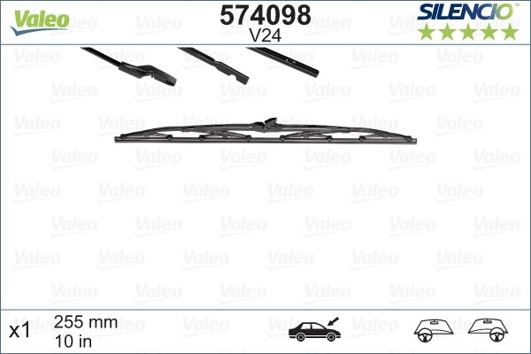 VALEO 574098 Kaporta & Gövde Parçaları Cam Silecek Mekanizması - CITROËN 2 CV uyumlu