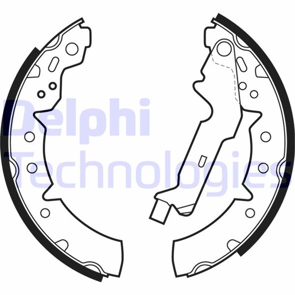 DELPHI LS1883 Fren Sistemleri Fren Pabucu - TOYOTA CARINA E VI Sedan (_T19_) uyumlu