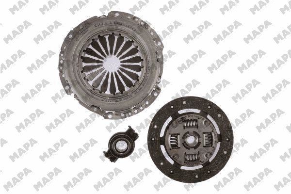 MAPA 007190700 Debriyaj Sistemi Debriyaj Seti - VW POLO II (86C, 80) uyumlu