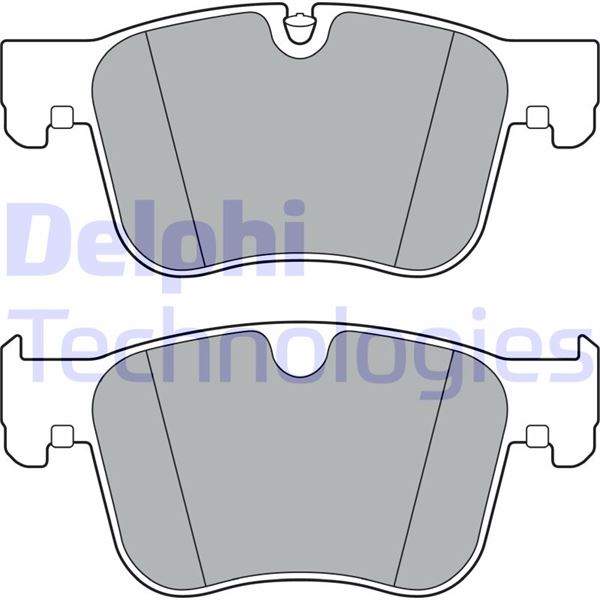 DELPHI LP3384 Fren Sistemleri Fren Balatası - CITROËN C4 GRAND PICASSO II (DA_, DE_) uyumlu