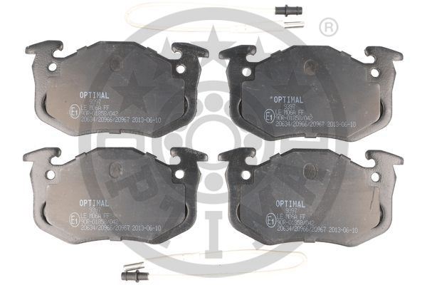 OPTIMAL BP-09397 Fren Sistemleri Fren Balatası - RENAULT SUPER 5 (B/C40_) uyumlu
