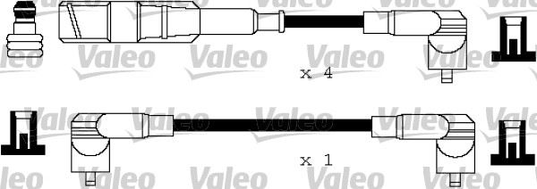 VALEO 346118 Ateşleme Sistemi Ateşleme Kablosu - VW PASSAT B3/B4 (3A2, 35I) uyumlu