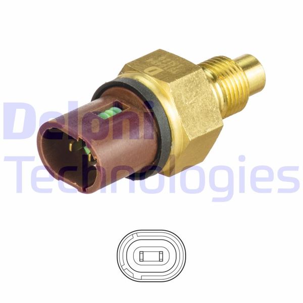 DELPHI TS10484 Elektrik Sistemi Sensörler - RENAULT 19 I Chamade (L53_) uyumlu