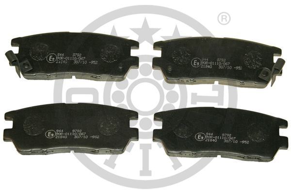 OPTIMAL BP-09792 Fren Sistemleri Fren Balatası - MITSUBISHI PAJERO II Canvas Top (V2_C, V4_C) uyumlu