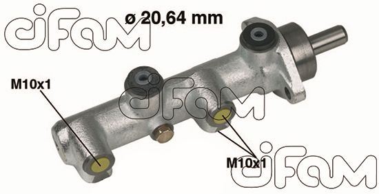 CIFAM 202-129 Fren Sistemleri Ana Fren Merkezi - ALFA ROMEO ALFASUD Sprint (902_) uyumlu