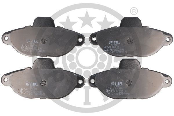 OPTIMAL BP-10180 Fren Sistemleri Fren Balatası - FIAT PANDA (169_) uyumlu
