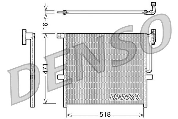 Klima Radyatörü - DENSO - DCN05001 Ürün Görseli