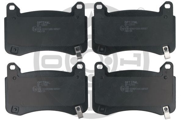 OPTIMAL BP-12809 Fren Sistemleri Fren Balatası - TESLA MODEL 3 (5YJ3) uyumlu