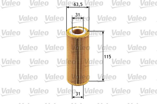 VALEO 586511 Motor Yağ Filtresi - BMW X3 (E83) uyumlu
