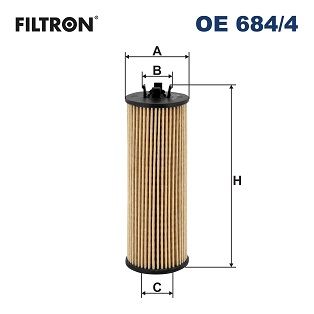 FILTRON OE 684/4 Motor Yağ Filtresi - CHEVROLET AVEO Hatchback (T300) uyumlu