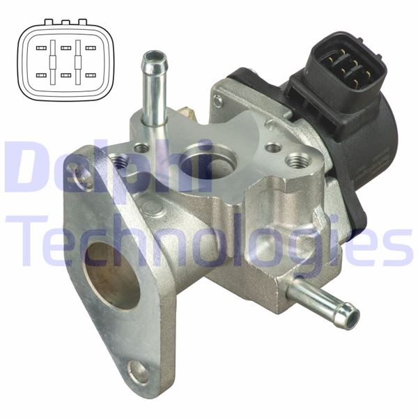 DELPHI EG10483-12B1 Motor EGR Parçaları - TOYOTA YARIS (_P13_) uyumlu