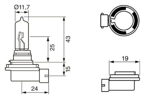 BOSCH 1 987 302 082 Farlar & Aydınlatma Ampuller - PORSCHE BOXSTER Spyder (987) uyumlu