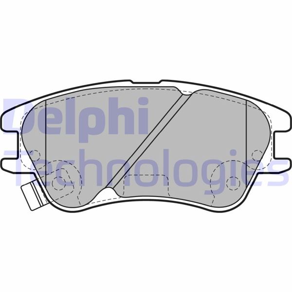 DELPHI LP2062 Fren Sistemleri Fren Balatası - HYUNDAI ATOS (MX) uyumlu