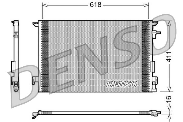 DENSO DCN20031 İklimlendirme Sistemi Klima Radyatörü - OPEL VECTRA C (Z02) uyumlu