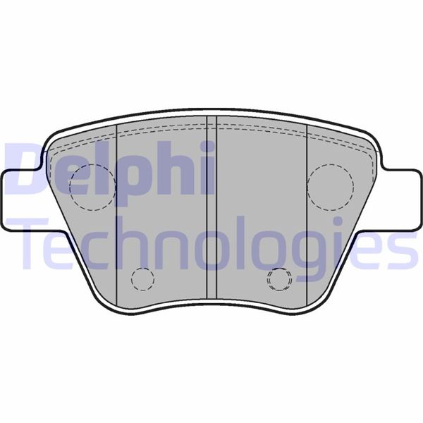 DELPHI LP2178 Fren Sistemleri Fren Balatası - SEAT LEON (1P1) uyumlu