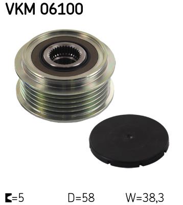 SKF VKM 06100 Elektrik Sistemi Alternatör - TOYOTA PREVIA II (_R3_) uyumlu