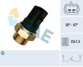 FAE 37220 Soğutma Sistemi Kontrol Ünitesi - ALFA ROMEO 33 (907_) uyumlu