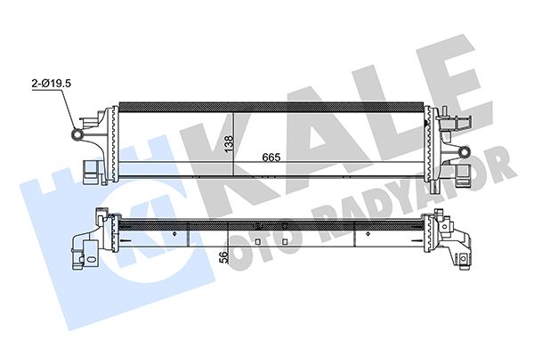 KALE OTO RADYATÖR 350805 Motor Basınç Regülatörü - FORD FOCUS III uyumlu