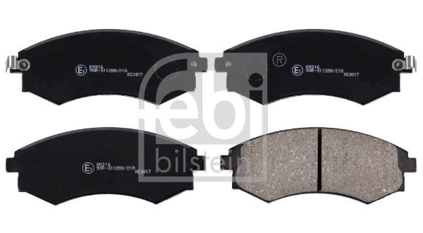 FEBI BILSTEIN 170253 Fren Sistemleri Fren Balatası - HYUNDAI SONATA III (Y-3) uyumlu