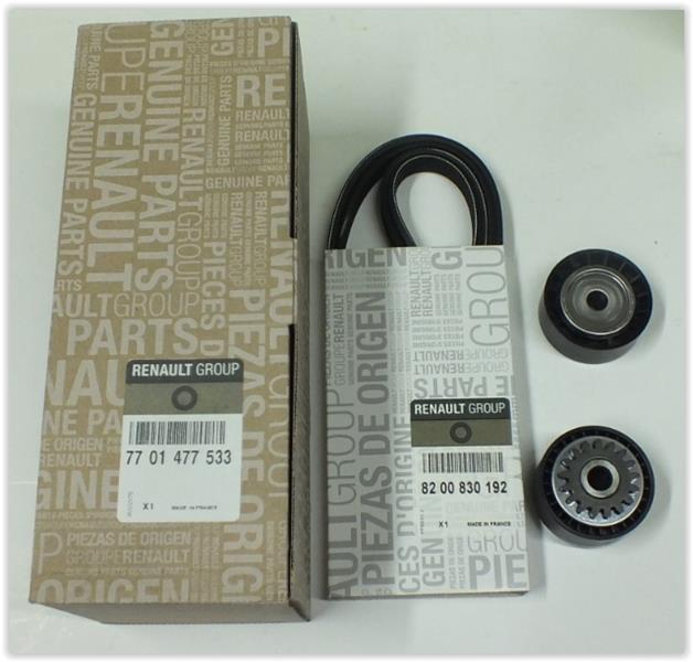 Kanallı Kayış Seti - RENAULT ORIJINAL - 7701477533 Ürün Görseli