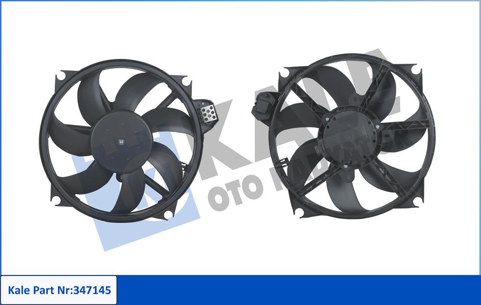 KALE OTO RADYATÖR 347145 Soğutma Sistemi Fan - RENAULT MEGANE III Coupe (DZ0/1_) uyumlu