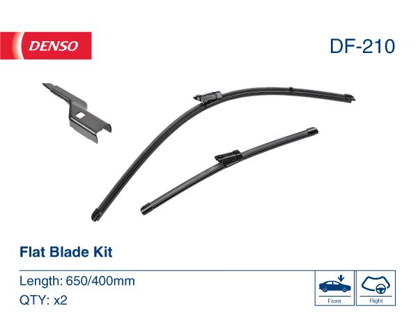 DENSO DF-210 Kaporta & Gövde Parçaları Cam Silecek Mekanizması - SEAT LEON ST (5F8) uyumlu
