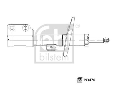 FEBI BILSTEIN 193470 Süspansiyon Sistemi Amortisör - CITROËN SPACETOURER Minibüs/Otobüs (V_) uyumlu