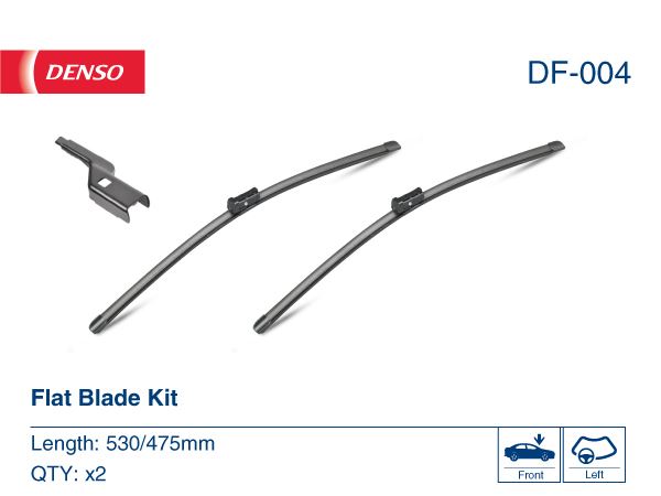 DENSO DF-004 Kaporta & Gövde Parçaları Cam Silecek Mekanizması - VW POLO IV (9N_, 9A_) uyumlu