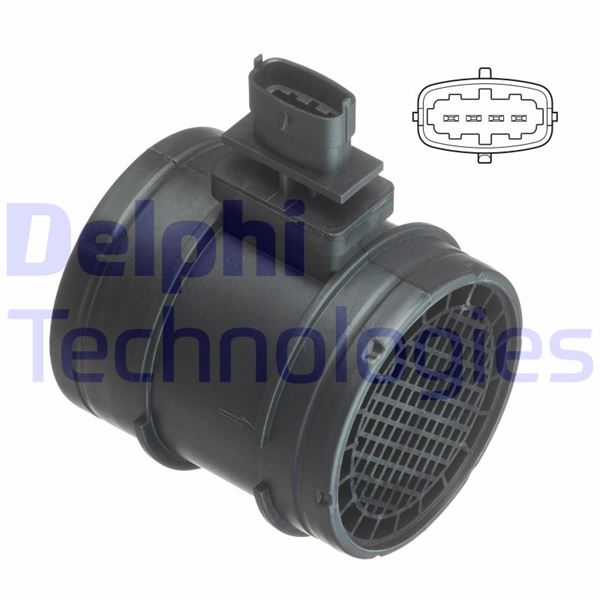 DELPHI AF10402-12B1 Motor Hava Kütle Ölçer (MAF Sensörü) - PEUGEOT BOXER Platform şasi uyumlu