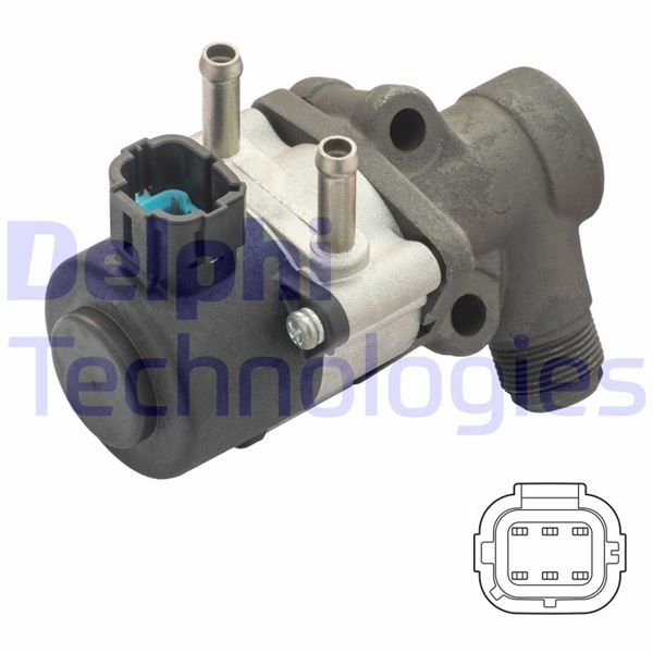 DELPHI EG10456-12B1 Motor EGR Parçaları - NISSAN NAVARA NP300 Platform şasi (D40) uyumlu