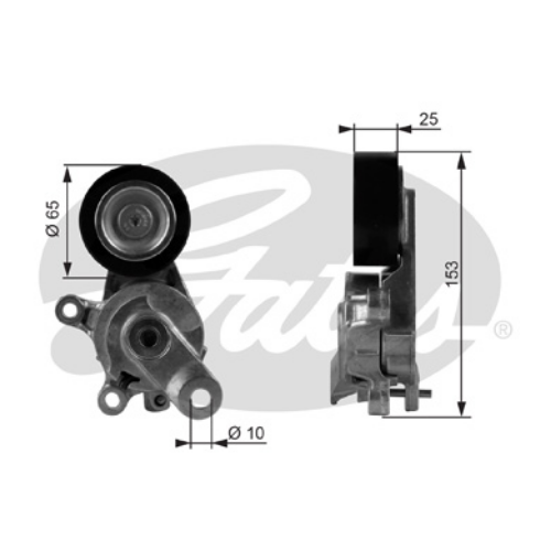 GATES T38209 Motor Kayış Gergisi - VW PASSAT B7 (362) uyumlu