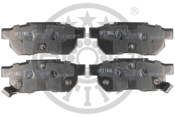 OPTIMAL BP-09572 Fren Sistemleri Fren Balatası - ROVER 200 II Hatchback (XW) uyumlu