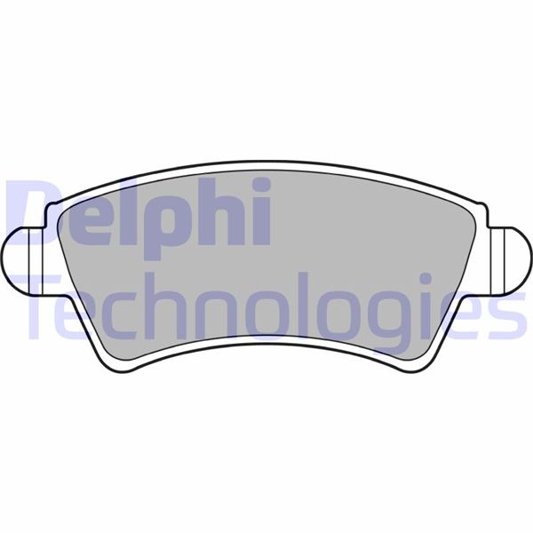 DELPHI LP1846 Fren Sistemleri Fren Balatası - PEUGEOT 306 Hatchback (7A, 7C, N3, N5) uyumlu