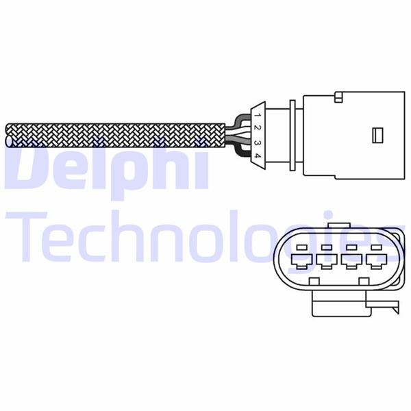 DELPHI ES20289-12B1 Emme & Egzoz Sistemi Egzoz Sensörleri - VW GOLF PLUS V (5M1, 521) uyumlu