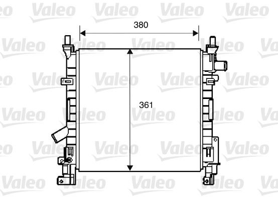 VALEO 734392 Soğutma Sistemi Su Soğutucu & Parçaları - FORD KA (RB_) uyumlu
