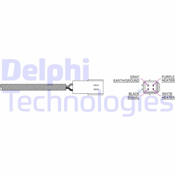 DELPHI ES20170-12B1 Emme & Egzoz Sistemi Egzoz Sensörleri - HYUNDAI ELANTRA III (XD) uyumlu