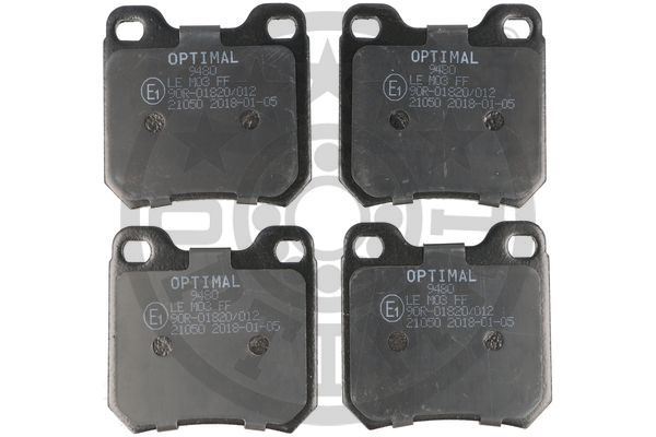 OPTIMAL BP-09480 Fren Sistemleri Fren Balatası - OPEL OMEGA A (V87) uyumlu