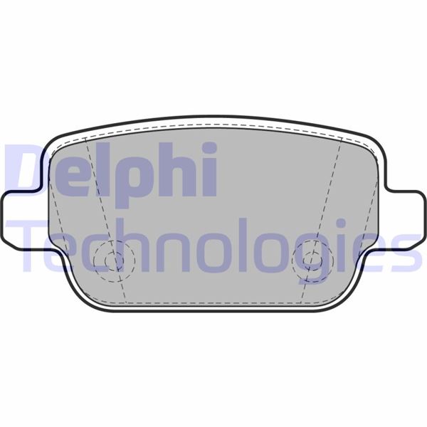 DELPHI LP1969 Fren Sistemleri Fren Balatası - LAND ROVER FREELANDER 2 (L359) uyumlu