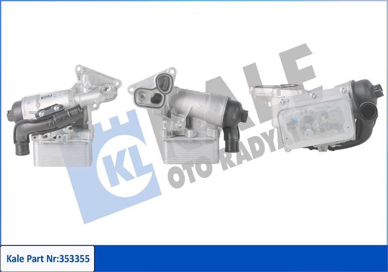 KALE OTO RADYATÖR 353355 Motor Yağ Soğutucusu - OPEL MOVANO B Minibüs/Otobüs (X62) uyumlu