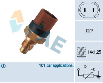 FAE 34100 Elektrik Sistemi Sensörler - RENAULT 19 I (B/C53_) uyumlu