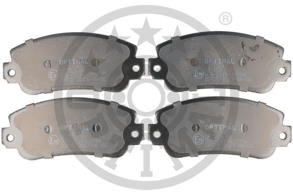 OPTIMAL BP-12043 Fren Sistemleri Fren Balatası - FIAT PANDA (141_) uyumlu