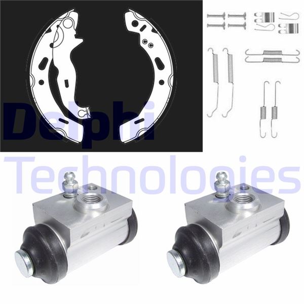 DELPHI KP1131 Fren Sistemleri Fren Pabucu - FORD FIESTA VI (CB1, CCN) uyumlu